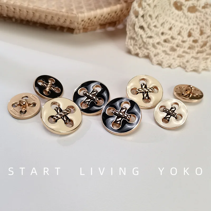 Clothing Replacement Metal Sewing Buttons 4-holes Coat Suit Garments Diy Crafts Supplies Apparel Needlework Accessories 6pcs/lot
Clothing Replacement Metal Sewing Buttons 4-holes Coat Suit Garments Diy Crafts Supplies Apparel Needlework Accessories 6pcs/lot