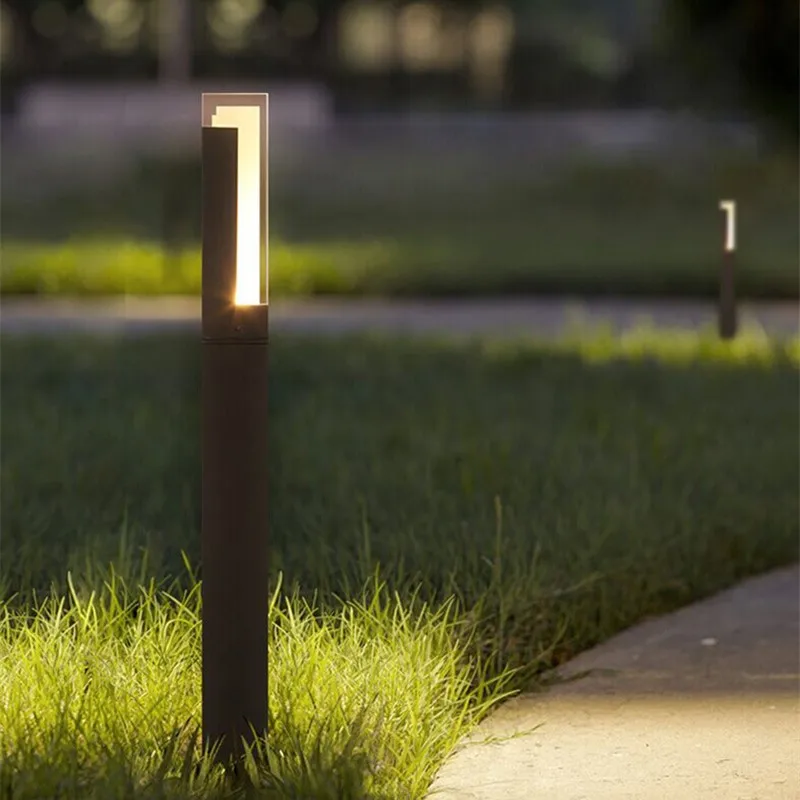 Водонепроницаемый светодиодный садовый светильник для газона простой