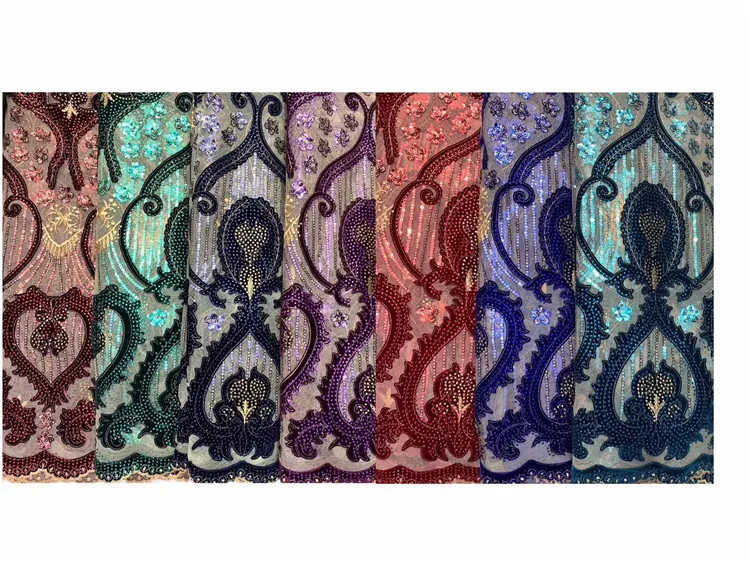 MIQIER 2020 High Quality African nigerian tulle Lace Fabric cotton fabric Embroidery fabric with sequins Party Dress guipure
MIQIER 2020 High Quality African nigerian tulle Lace Fabric cotton fabric Embroidery fabric with sequins Party Dress guipure