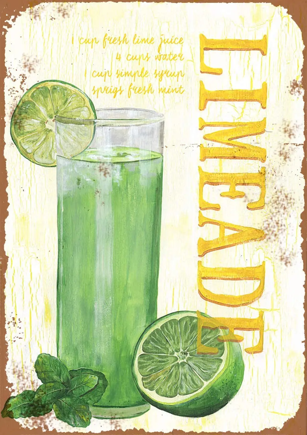 SwanLace Limeade Metal Tin Sign Yard House Home Decor Garage Shop Office Decor Poster,8x12 Inches
SwanLace Limeade Metal Tin Sign Yard House Home Decor Garage Shop Office Decor Poster,8x12 Inches