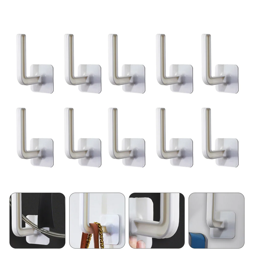 10pcs Home Wall-mounted Shelf Punch-free Hanging Hook Useful Storage Hook
10pcs Home Wall-mounted Shelf Punch-free Hanging Hook Useful Storage Hook