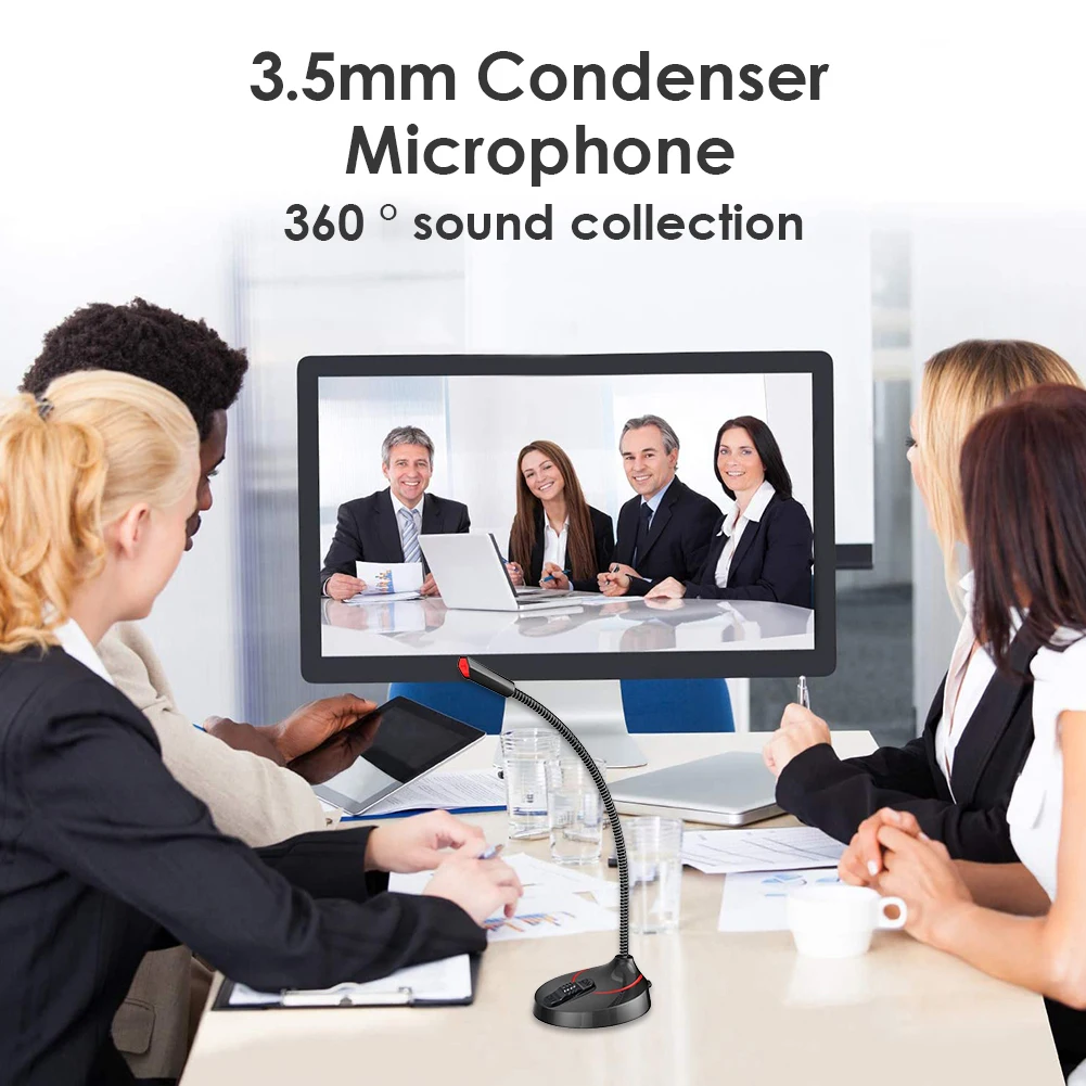 Durable Practical Multi-functional Classic Texture USB Gooseneck Cardioid Conference Microphone with Mute Switch for PS4 Compute
Durable Practical Multi-functional Classic Texture USB Gooseneck Cardioid Conference Microphone with Mute Switch for PS4 Compute