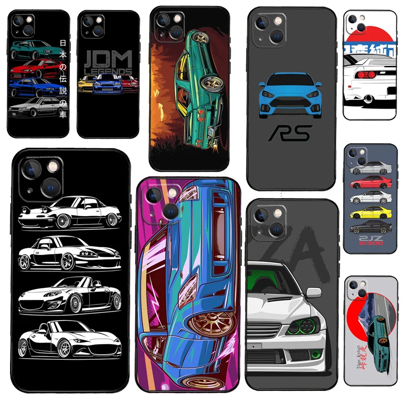 Чехол JDM Legend для iPhone 13 12 Mini X XR XS Max чехол Apple 11 Pro 6S 8 7 Plus SE2 | Мобильные телефоны и