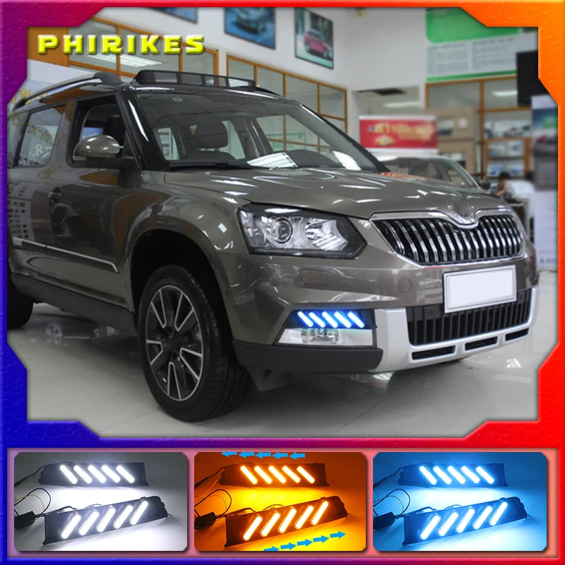 2 шт. для Skoda Yeti 2014-2017 Светодиодный дневной ходовой сигнал поворосветильник DRL противотуманная Лампа Стоп светильник лампа
2 шт. для Skoda Yeti 2014-2017 Светодиодный дневной ходовой сигнал поворосветильник DRL противотуманная Лампа Стоп светильник лампа