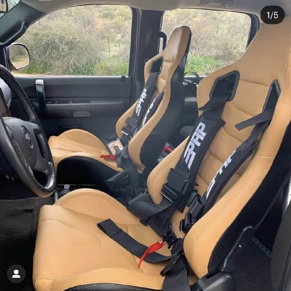 1pcs Tan Black red Racing Seats Sport Brown Leather Car Reclinable Seats W/ 2 Slides
1pcs Tan Black red Racing Seats Sport Brown Leather Car Reclinable Seats W/ 2 Slides