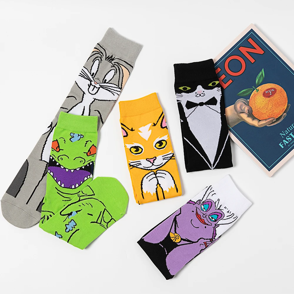 MEN WOMEN socks CARTOON FUNNY ANIMAL RABBIT MONSTER CAT super hero fat lady COOL BOY GIRl cotton socks
MEN WOMEN socks CARTOON FUNNY ANIMAL RABBIT MONSTER CAT super hero fat lady COOL BOY GIRl cotton socks