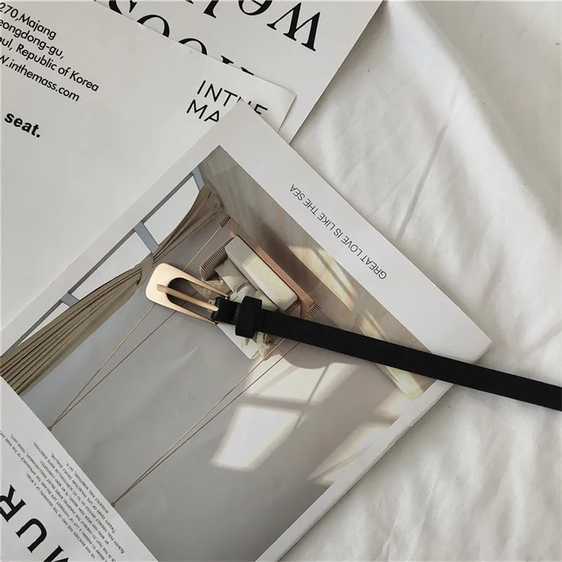 Japanese Style Artistic Simple Black Women's Thin Belt Women's Korean Fashion Belt Casual All-Matching
Japanese Style Artistic Simple Black Women's Thin Belt Women's Korean Fashion Belt Casual All-Matching