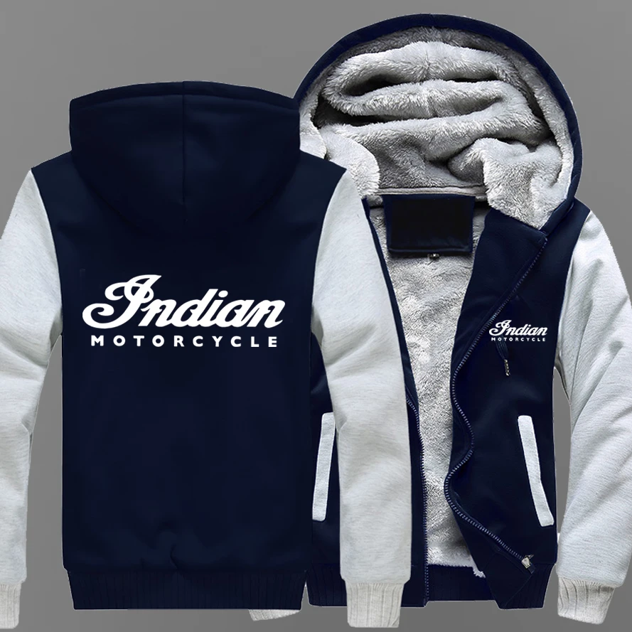 New Winter Men's Indian Motorcycle Jacket Casual Fashion Long Sleeve Zipper Hooded Plush Warm Sport Coat European Size S-5XL
New Winter Men's Indian Motorcycle Jacket Casual Fashion Long Sleeve Zipper Hooded Plush Warm Sport Coat European Size S-5XL