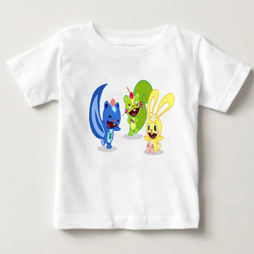 Boy And Girl Summer T Shirt HAPPY TREE FRIENDS T Shirt 2-15Y Children T Shirt Pure Cotton T - Shirt White Short Sleeves Tshirt M
Boy And Girl Summer T Shirt HAPPY TREE FRIENDS T Shirt 2-15Y Children T Shirt Pure Cotton T - Shirt White Short Sleeves Tshirt M