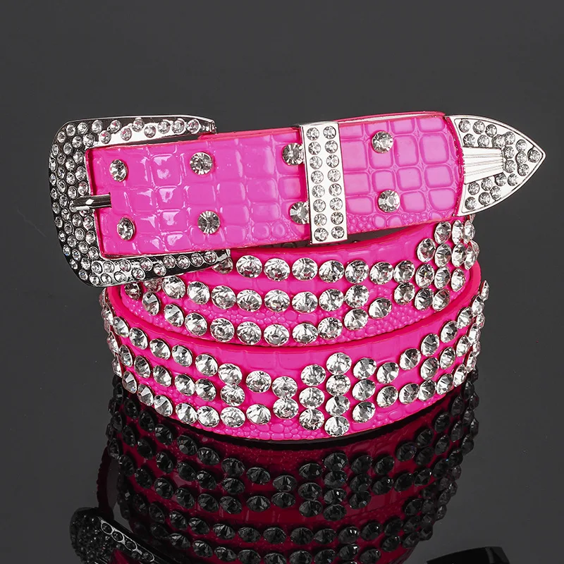 Rhinestones Belts For Women Western Cowgirl Luxury Designer Brand Fashion Strap Diamond Crystal Studded Cowboy Belt
Rhinestones Belts For Women Western Cowgirl Luxury Designer Brand Fashion Strap Diamond Crystal Studded Cowboy Belt
