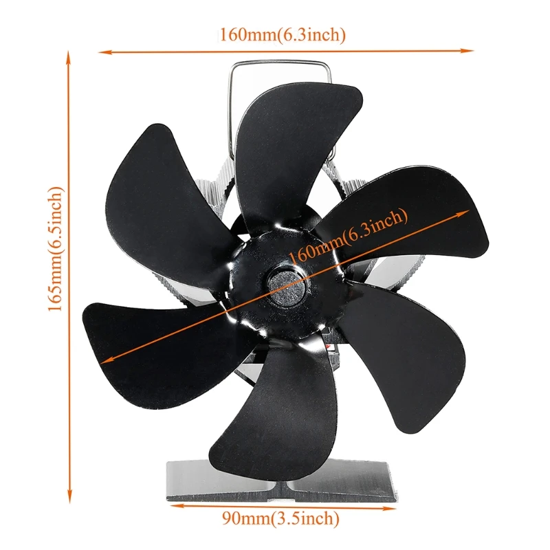 6 Blades Heat Powered Stove Fan Log Wood Burner Ecofan Quiet Fireplace Fan Fuel Saving Efficient Heat Distribution
6 Blades Heat Powered Stove Fan Log Wood Burner Ecofan Quiet Fireplace Fan Fuel Saving Efficient Heat Distribution