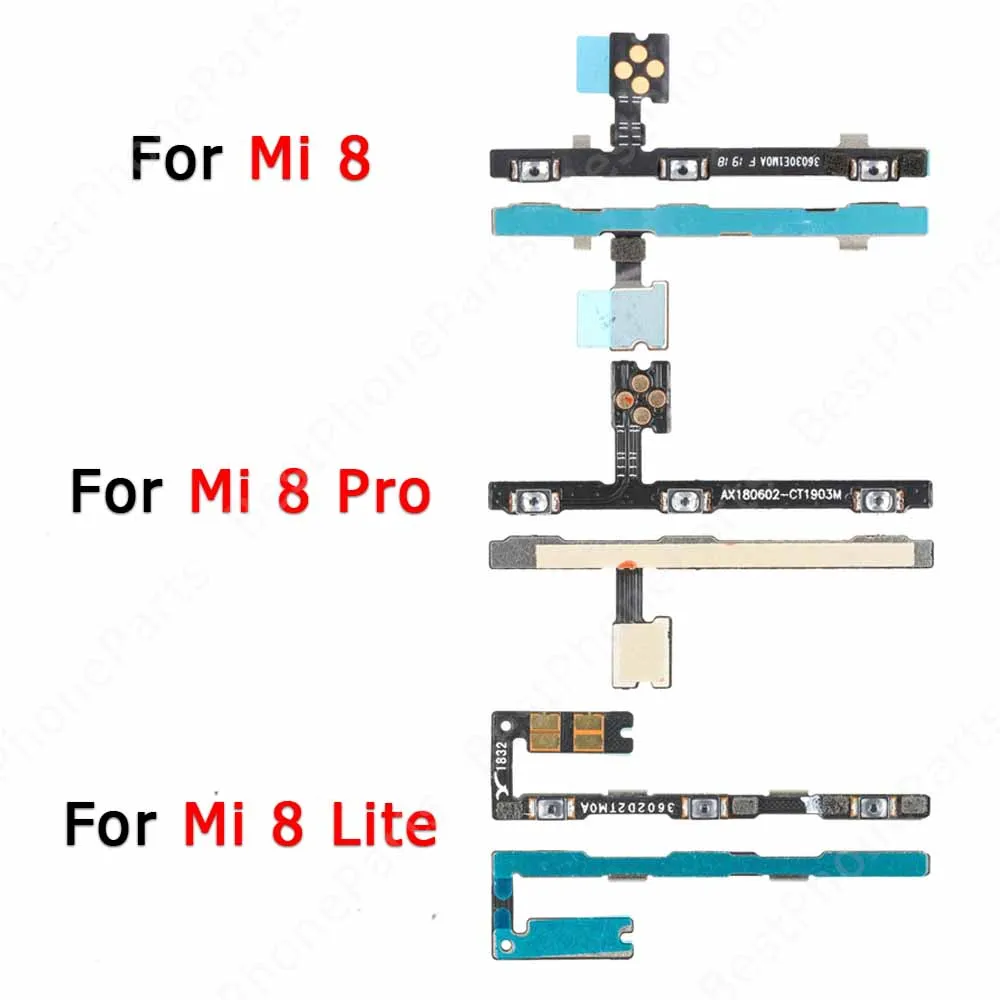 For Xiaomi Mi 8 Lite Mi8 Pro Volume Key Side Button Mute Power On Off Switch Original Spare Parts Repair Flex Cable 
For Xiaomi Mi 8 Lite Mi8 Pro Volume Key Side Button Mute Power On Off Switch Original Spare Parts Repair Flex Cable