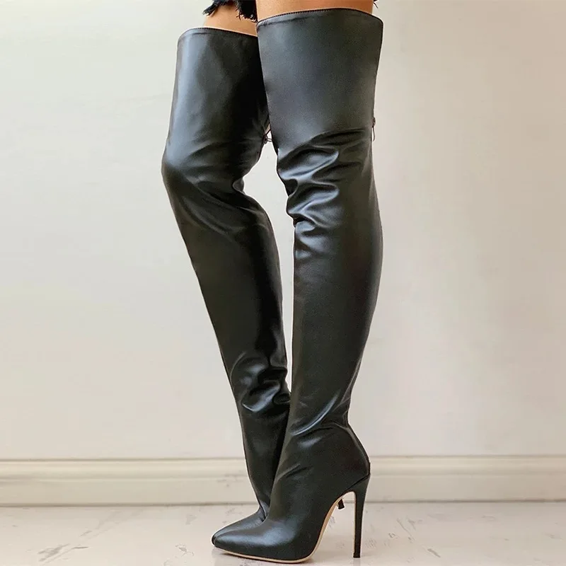 Sexy High Heels Over The Knee Boots Women 2022 Black Thigh High Boots Ladies Autumn Winter Shoes Women's Long Boot Plus Size 43
Sexy High Heels Over The Knee Boots Women 2022 Black Thigh High Boots Ladies Autumn Winter Shoes Women's Long Boot Plus Size 43