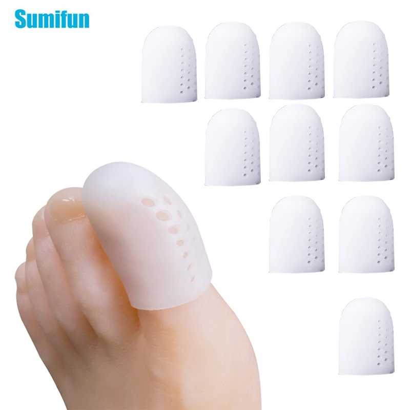 Sumifun 6pcs/3Pairs Toe Protector Breathable Silicone Toe Covers tube with Holes for Corns Calluses Blister Toe Separators New
Sumifun 6pcs/3Pairs Toe Protector Breathable Silicone Toe Covers tube with Holes for Corns Calluses Blister Toe Separators New