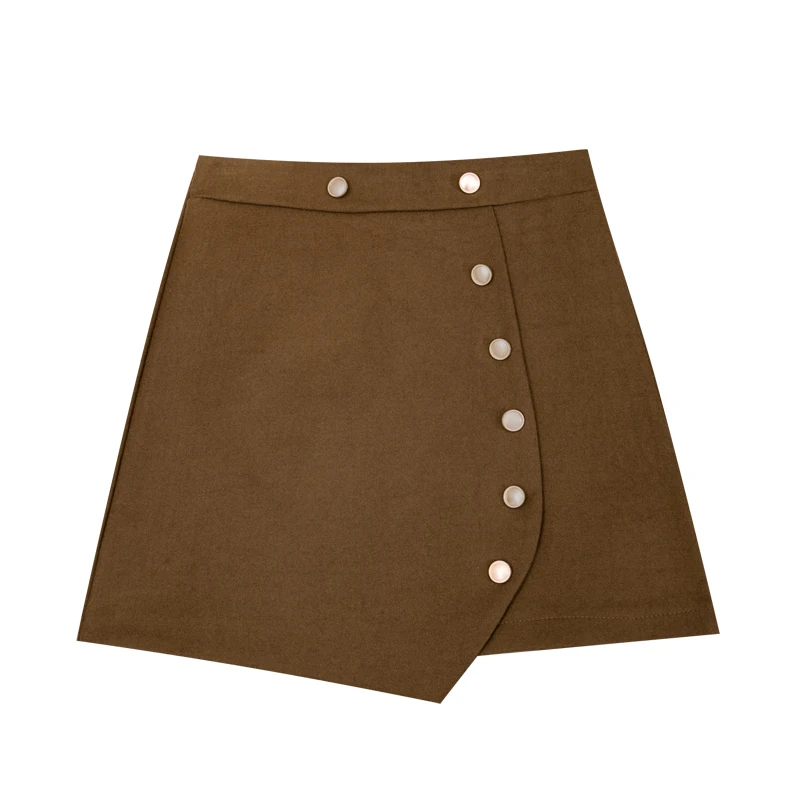 2020 New Women Woolen Sexy Mini Skirts Autumn Winter Vintage High Waist Single Breasted Skater A-Line Skirt Femininas
2020 New Women Woolen Sexy Mini Skirts Autumn Winter Vintage High Waist Single Breasted Skater A-Line Skirt Femininas