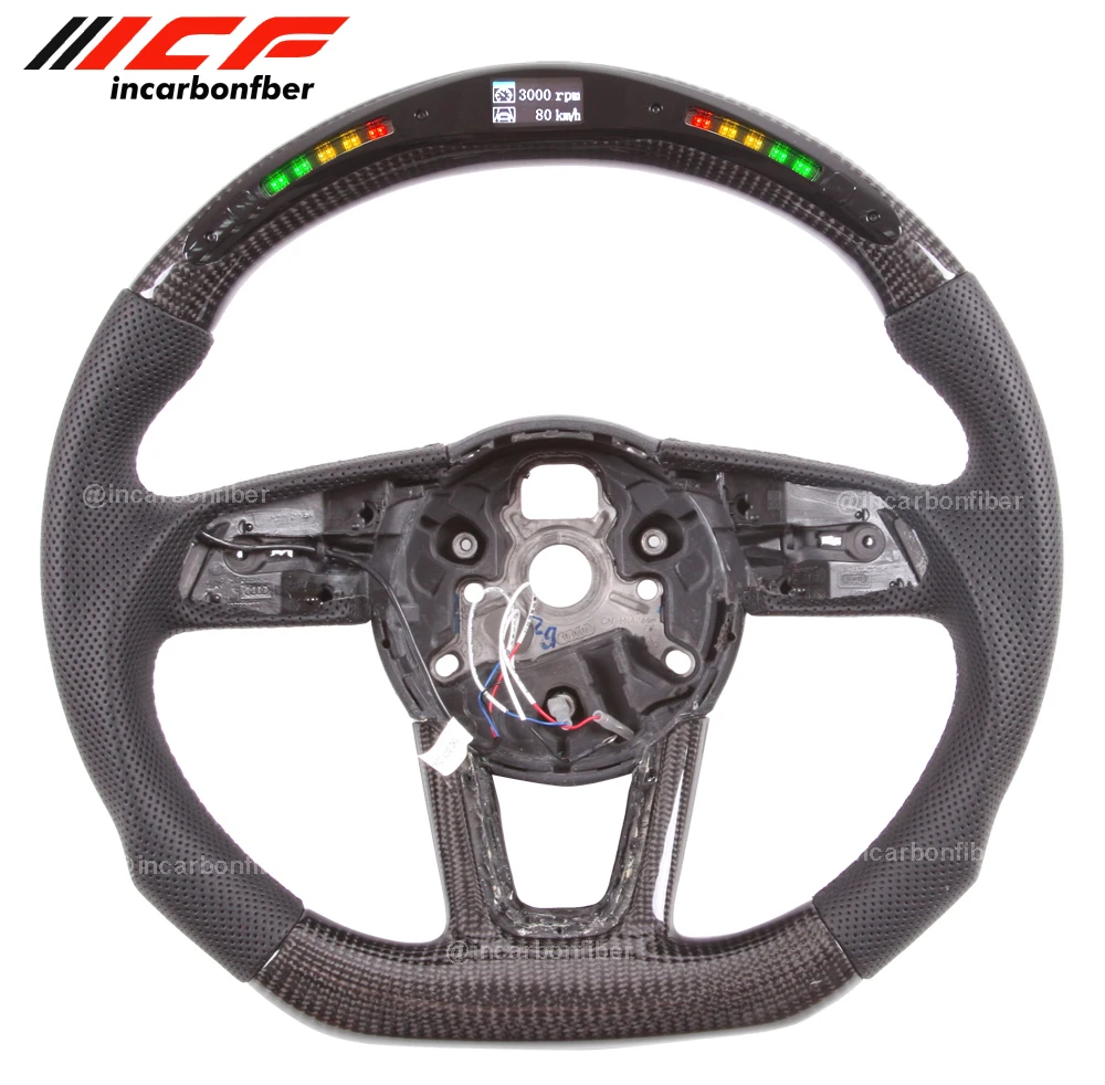 Carbon Fiber LED Steering Wheel for Audi A1,A2,A3,A4,A5,A6,A7, S3/RS3,S4/RS4,S5/RS5,S6/RS6
Carbon Fiber LED Steering Wheel for Audi A1,A2,A3,A4,A5,A6,A7, S3/RS3,S4/RS4,S5/RS5,S6/RS6