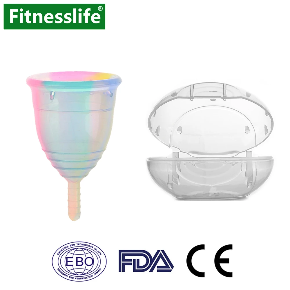 

Менструальная чаша многоразового использования с чехлом для хранения герметичный медицинский силиконовый женский гигиенический чехол дл...