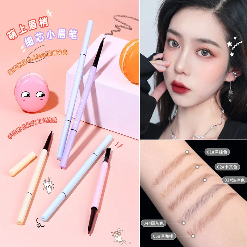 Double Eyebrow Pen Water-proof Sweat-proof Non-decolorization Student Party Wild Eyebrow Longer Small Eyebrow Pen
Double Eyebrow Pen Water-proof Sweat-proof Non-decolorization Student Party Wild Eyebrow Longer Small Eyebrow Pen