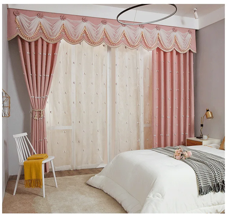 Nordic Style Shading Finished Curtain Fabric for Children's Room Modern Girl Princess Style Baby Curtains
Nordic Style Shading Finished Curtain Fabric for Children's Room Modern Girl Princess Style Baby Curtains