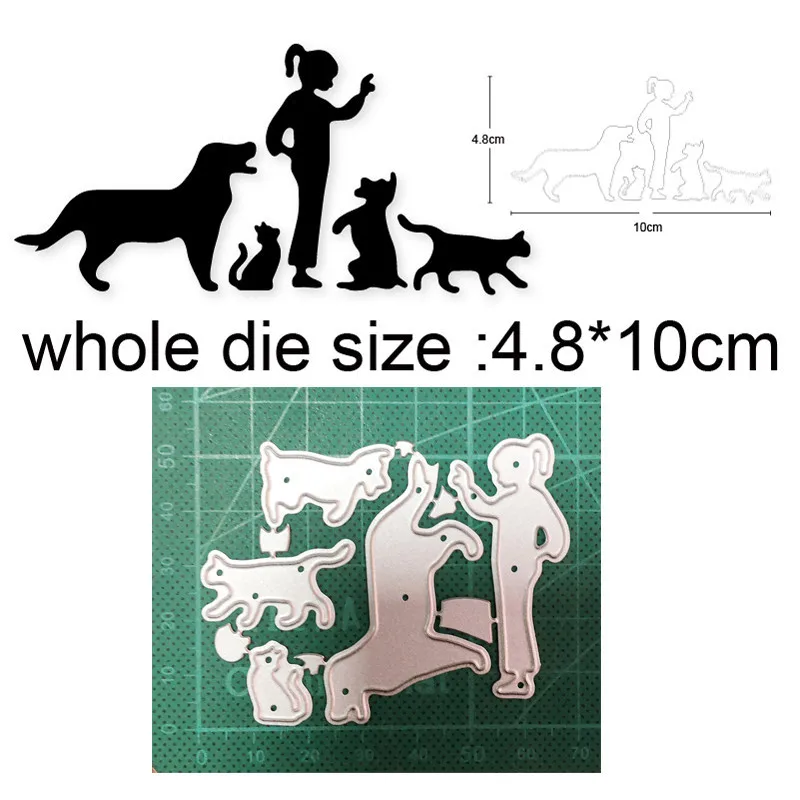 Cutting dies Girl Cat Dog Rabbit metal cutting dies cut die mold Scrapbooking paper craft knife mould blade punch stencils dies
Cutting dies Girl Cat Dog Rabbit metal cutting dies cut die mold Scrapbooking paper craft knife mould blade punch stencils dies
