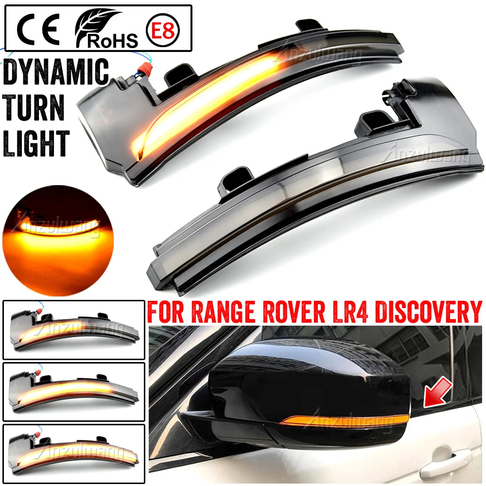 LED Dynamic Turn Signal Light For Land Rover Discovery 4 LR4 Range Rover Sport Evoque Side Mirror Sequential Blinker Indicator
LED Dynamic Turn Signal Light For Land Rover Discovery 4 LR4 Range Rover Sport Evoque Side Mirror Sequential Blinker Indicator