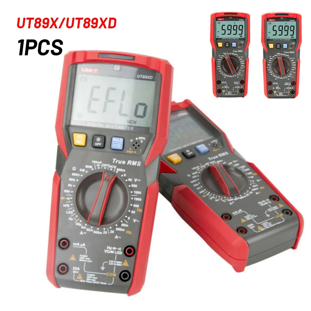 UNI-T UT89X/XD Multimeter Digital Tester Universal Meter Protect Electricians From Burning Electric Tools Voltage Indicator
UNI-T UT89X/XD Multimeter Digital Tester Universal Meter Protect Electricians From Burning Electric Tools Voltage Indicator
