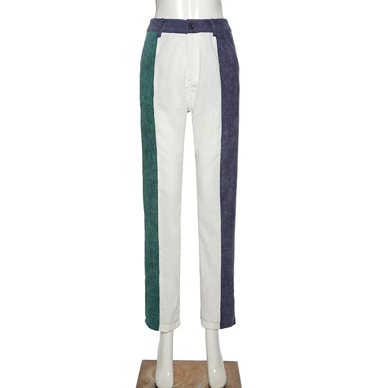 European and American Style 2021 Fall Winter Fashion Women's New High Waist Color Stitching SliSlimming and StraightCasual Pants
European and American Style 2021 Fall Winter Fashion Women's New High Waist Color Stitching SliSlimming and StraightCasual Pants