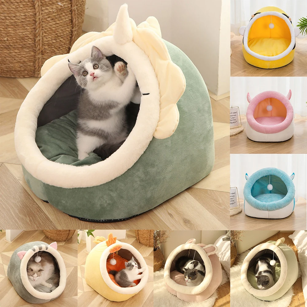 Cute Cat Bed Warm Pet Basket Cozy Kitten Lounger Cushion Cat House Tent Very Soft Small Dog Mat Bag For Washable Beds For Cats
Cute Cat Bed Warm Pet Basket Cozy Kitten Lounger Cushion Cat House Tent Very Soft Small Dog Mat Bag For Washable Beds For Cats