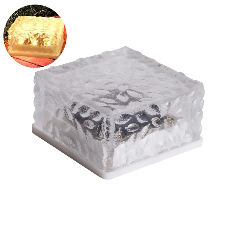 LED Solar Powered Ice Cube Brick Light Crystal Brick Floor Ground Lamp Outdoor Pathway Patio Garden Lawn Decoration
LED Solar Powered Ice Cube Brick Light Crystal Brick Floor Ground Lamp Outdoor Pathway Patio Garden Lawn Decoration