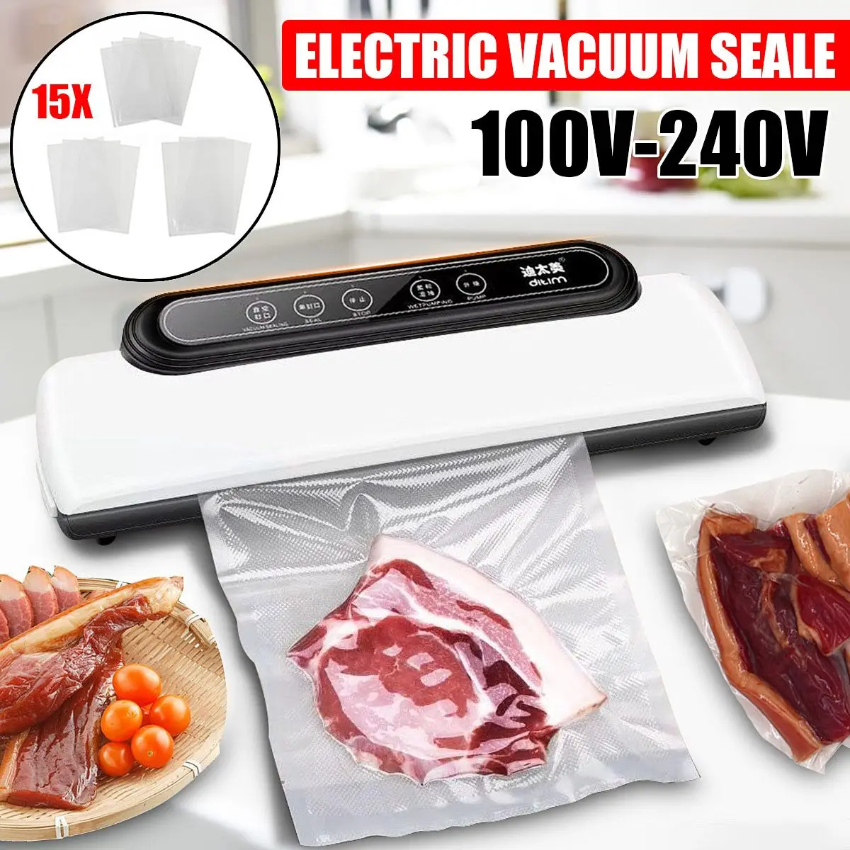 Вакуум-закаточная машина 110/220V Best, полностью автоматическая Портативный бытовой Еда Мокрый Сухой упаковочная машина для запечатывания вклю...
Вакуум-закаточная машина 110/220V Best, полностью автоматическая Портативный бытовой Еда Мокрый Сухой упаковочная машина для запечатывания вклю...
