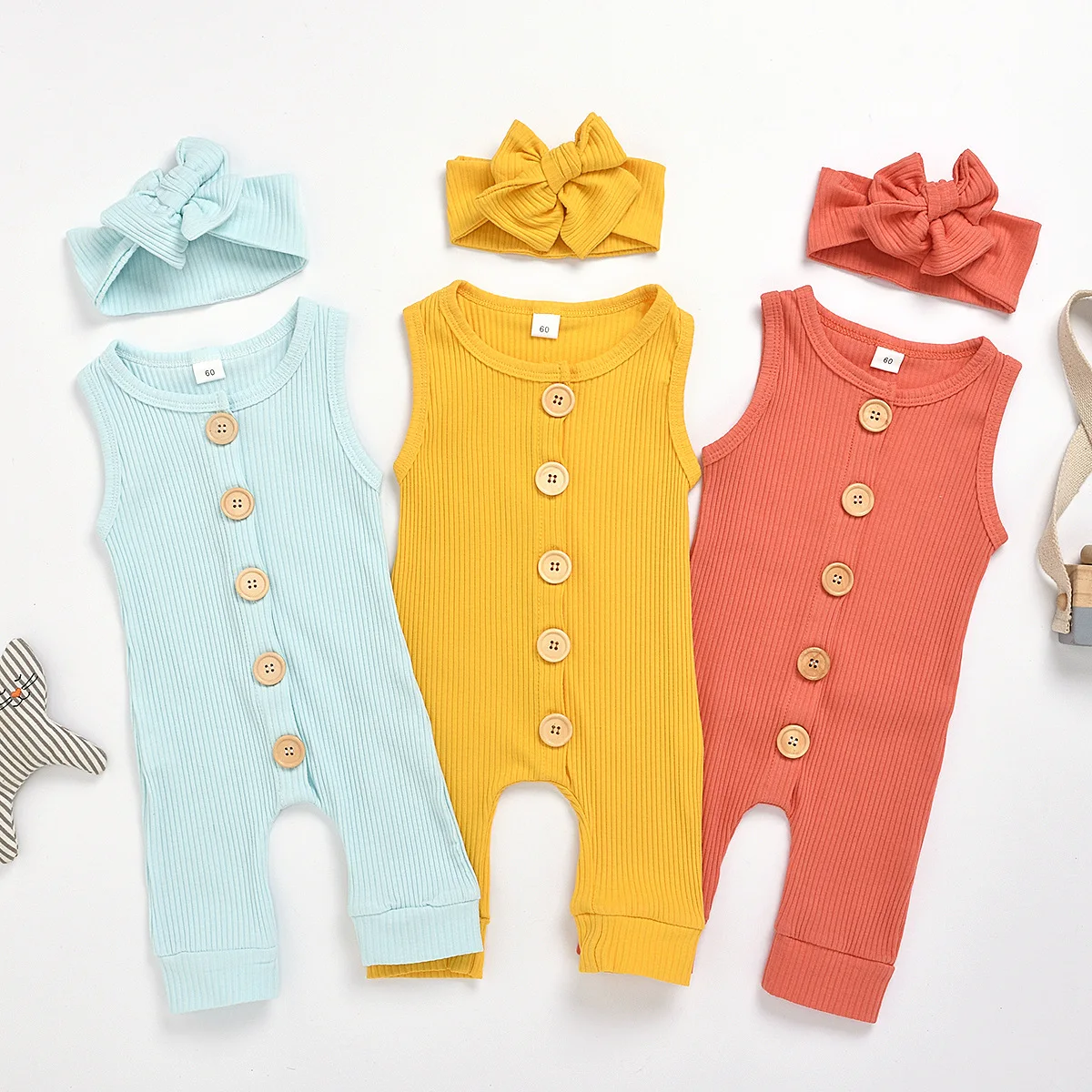 Kids Summer Outfits Newborn Baby Jumpsuit Infant Girls Clothes Cute Cotton Button Sleeveless Rompers Toddler Clothing
Kids Summer Outfits Newborn Baby Jumpsuit Infant Girls Clothes Cute Cotton Button Sleeveless Rompers Toddler Clothing