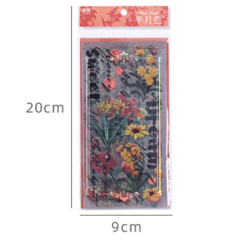 Newly Set of 13 Small Retro Scrapbook Decor Pack Simulation Flower Plant Half Transparent Decal Collection for DIY Album Diary B
Newly Set of 13 Small Retro Scrapbook Decor Pack Simulation Flower Plant Half Transparent Decal Collection for DIY Album Diary B