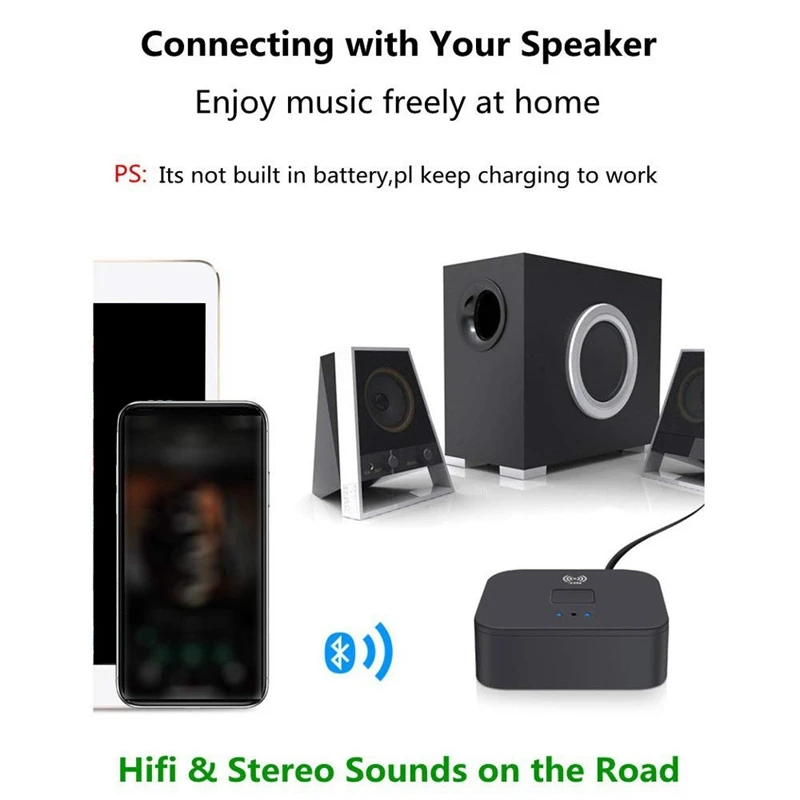 Bluetooth Adapter,NFC Bluetooth Receiver 5.0 Bluetooth Transmitter Built-in Noise Reduction HIFI Sound Quality for Phone
Bluetooth Adapter,NFC Bluetooth Receiver 5.0 Bluetooth Transmitter Built-in Noise Reduction HIFI Sound Quality for Phone