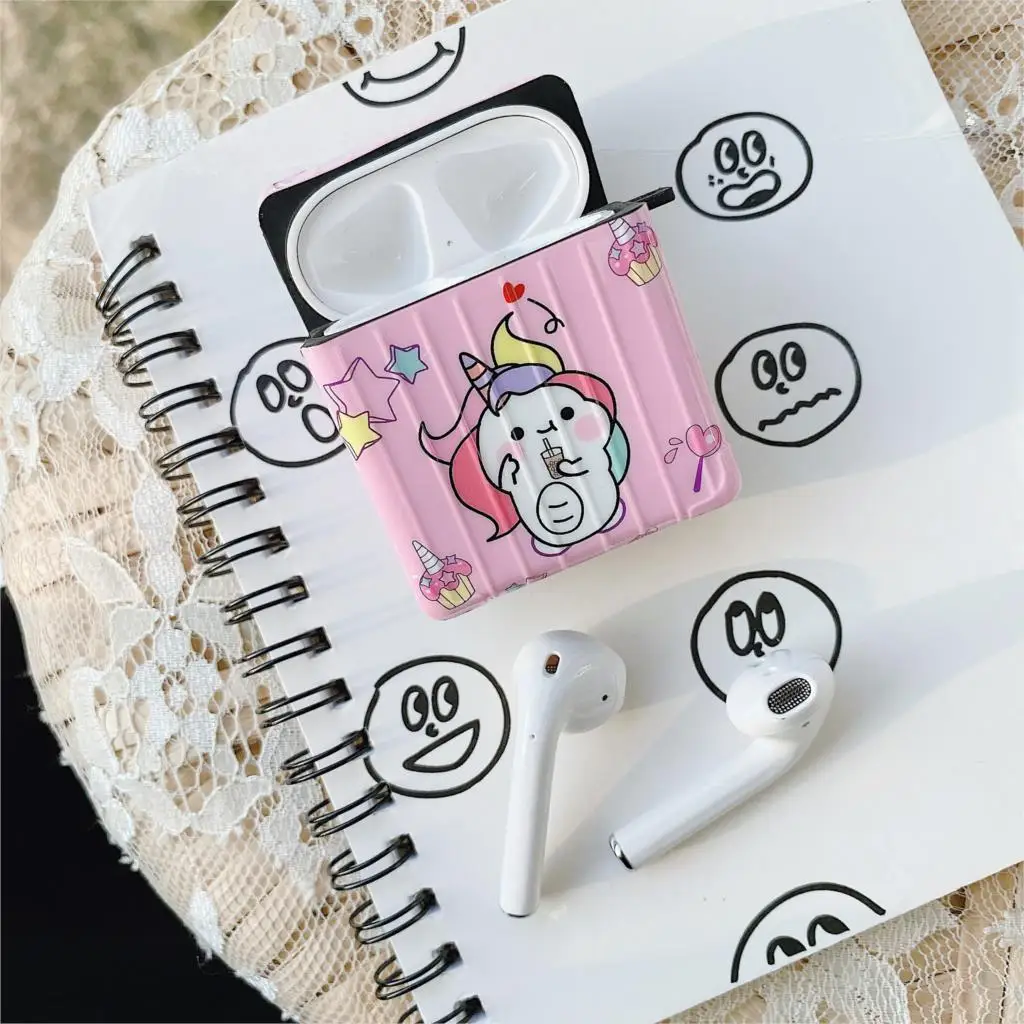 Creative cartoon unicorn wireless bluetooth headset protective case for AirPods 1 2 headset accessories
Creative cartoon unicorn wireless bluetooth headset protective case for AirPods 1 2 headset accessories