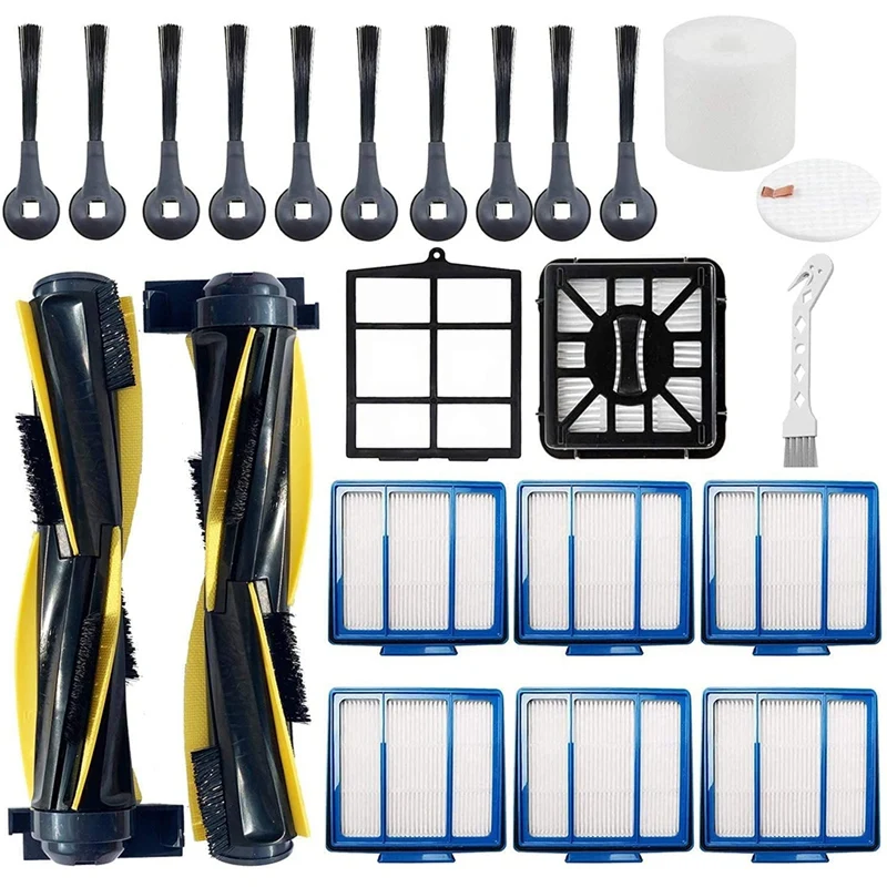 22-Pack Replacement Part Kit Accessories Compatible for Shark IQ R101AE (RV1001AE),IQ R101 (RV1001) Side/ Brush
22-Pack Replacement Part Kit Accessories Compatible for Shark IQ R101AE (RV1001AE),IQ R101 (RV1001) Side/ Brush