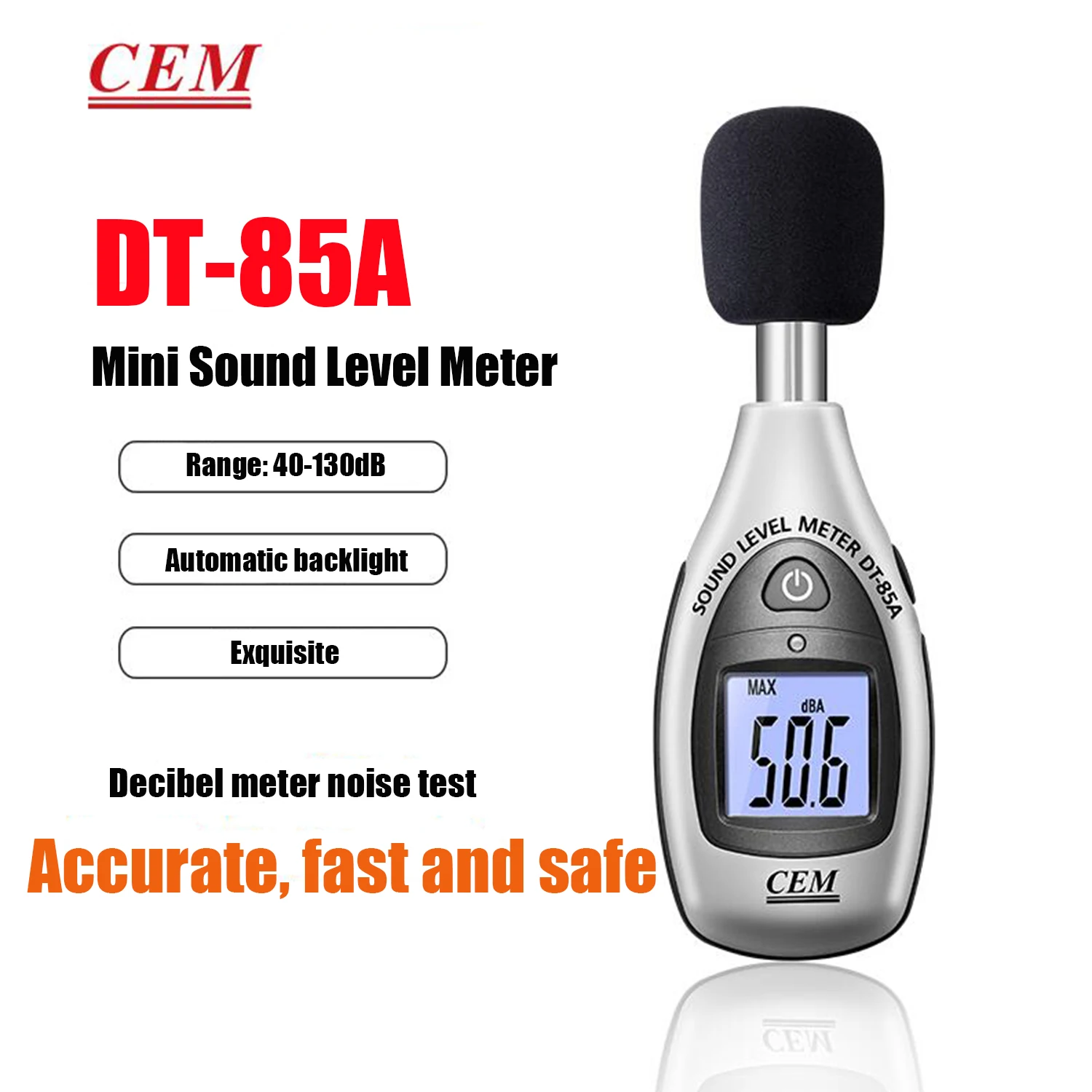 

CEM DT-85A DT-805 DT-815 DT-8850 DT-8851 DT-8852 SC-05 Industrial Noise Meter Sound Level Meter Noise Quantity Detector,New.