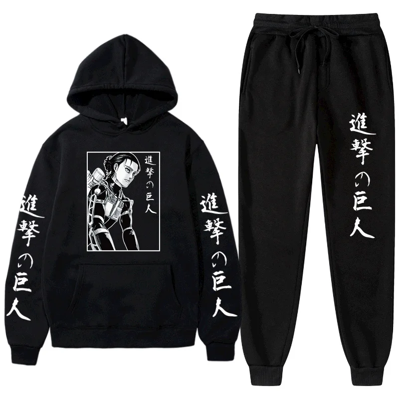 Japanese Attack on Titan Tracksuit Men Sets Hoodies+Pants Two Piece Sets Hooded Sweatshirt Outfit Sportswear Male Suit Clothing
Japanese Attack on Titan Tracksuit Men Sets Hoodies+Pants Two Piece Sets Hooded Sweatshirt Outfit Sportswear Male Suit Clothing