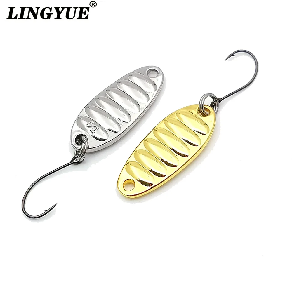 5pcs Metal Spoon Fishing Lure Micro Freshwater Fishing Tackle 1.5g /3g /5g / 7g Silver/Gold Mini Hard Bait Isca Artificial Pesca
5pcs Metal Spoon Fishing Lure Micro Freshwater Fishing Tackle 1.5g /3g /5g / 7g Silver/Gold Mini Hard Bait Isca Artificial Pesca
