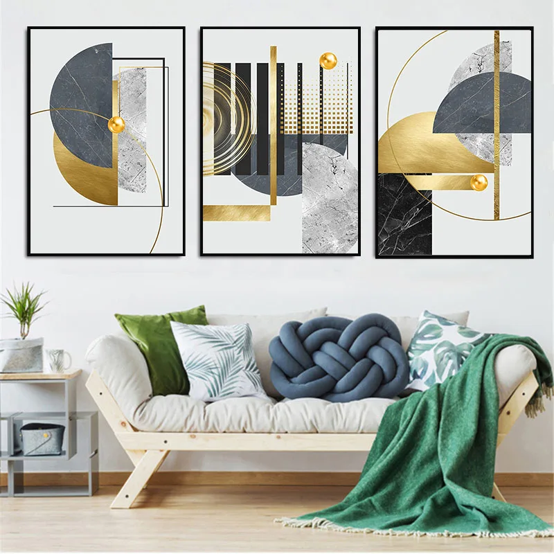 Abstract Gold Gray Canvas Poster Print Geometric Color Block Art Picture Living Room Decoration Painting Office Wall Painting
Abstract Gold Gray Canvas Poster Print Geometric Color Block Art Picture Living Room Decoration Painting Office Wall Painting