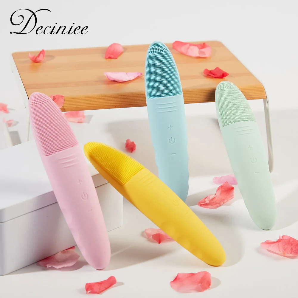 Silicone Facial Cleansing Brush Waterproof Face Pore Deep Cleanser Dead Skin Scrubber Sonic Vibration Facial Massager Exfoliator
Silicone Facial Cleansing Brush Waterproof Face Pore Deep Cleanser Dead Skin Scrubber Sonic Vibration Facial Massager Exfoliator