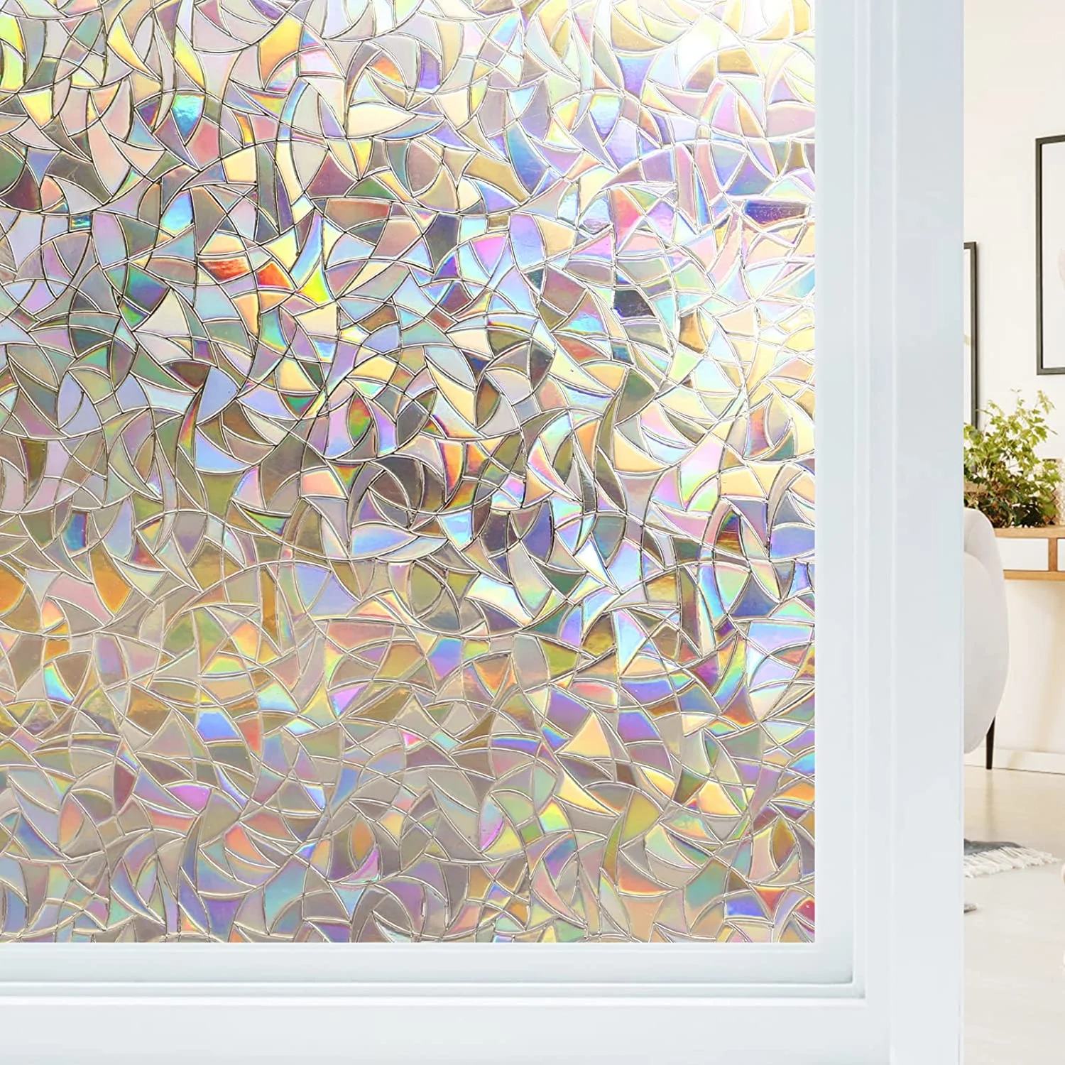 3D Laser Rainbow Adhesive Film For Glass Privacy Protection Heat Control Frosted Kitchen film reflective film DIY
3D Laser Rainbow Adhesive Film For Glass Privacy Protection Heat Control Frosted Kitchen film reflective film DIY