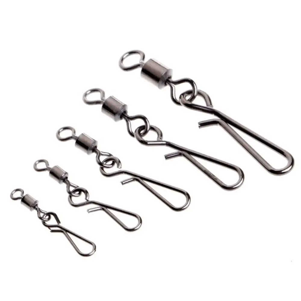 80%HOT 50Pcs Size 10 8 6 4 2 Fishing Rolling Swivel Interlock Snap Pin Connector Tackle
80%HOT 50Pcs Size 10 8 6 4 2 Fishing Rolling Swivel Interlock Snap Pin Connector Tackle