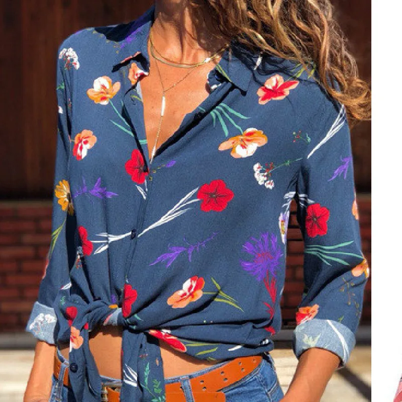 Fashion Spring Beach Style Women Print Shirts 2020 Casual Single Breasted Long Sleeves Tops
Fashion Spring Beach Style Women Print Shirts 2020 Casual Single Breasted Long Sleeves Tops
