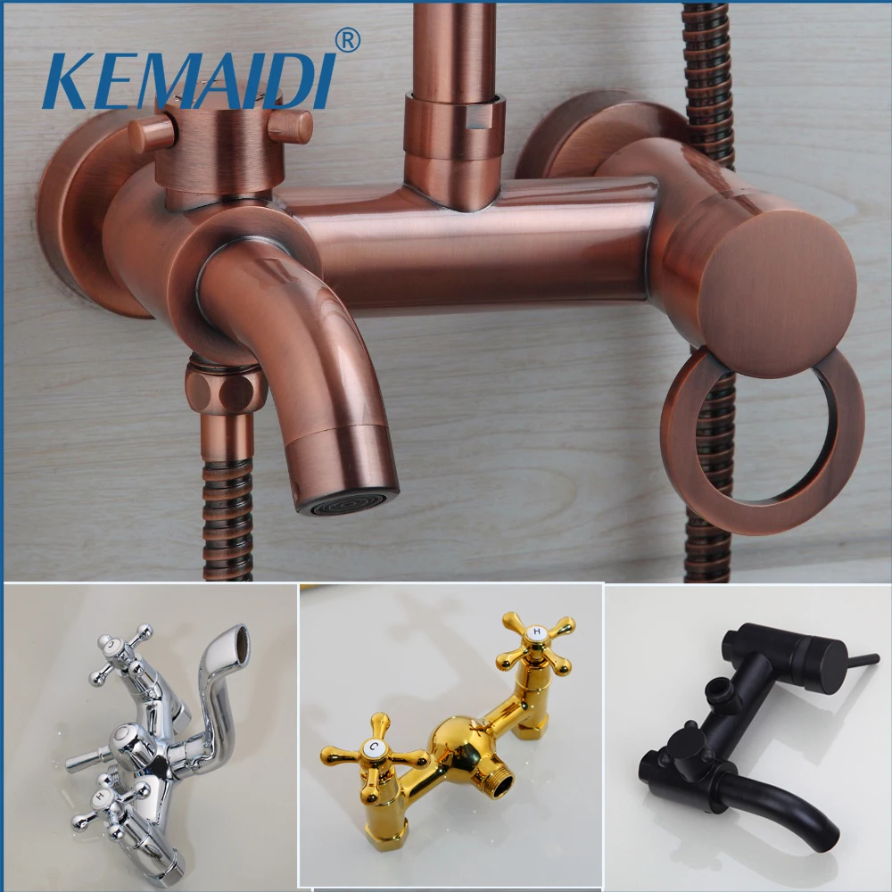 Смеситель для душа KEMAIDI, с ручной насадкой для душа, розовое золото, настенный латунный
Смеситель для душа KEMAIDI, с ручной насадкой для душа, розовое золото, настенный латунный
