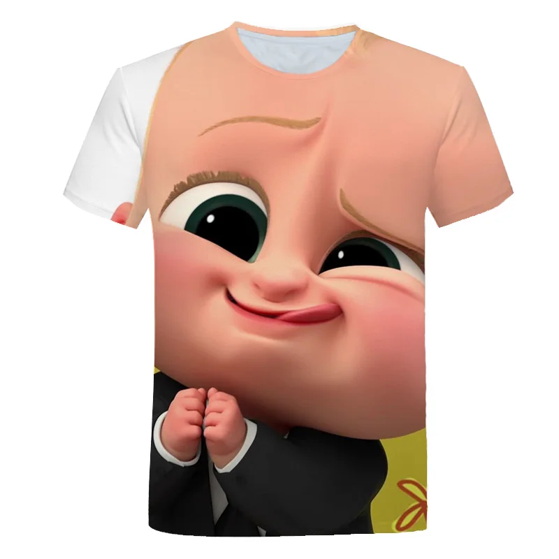 Boss Baby Cute Cartoon T Shirt 4-14 T Kids Clothes Print T-Shirt Boys Short Sleeve Summer Children Streetwear Casual Girls Tops
Boss Baby Cute Cartoon T Shirt 4-14 T Kids Clothes Print T-Shirt Boys Short Sleeve Summer Children Streetwear Casual Girls Tops