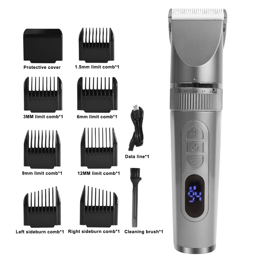 Professional Hair Clipper For Men USB Rechargeable Electric Razor Hair Trimmer Waterproof Hair Cutting Machine Beard Trimmer
Professional Hair Clipper For Men USB Rechargeable Electric Razor Hair Trimmer Waterproof Hair Cutting Machine Beard Trimmer