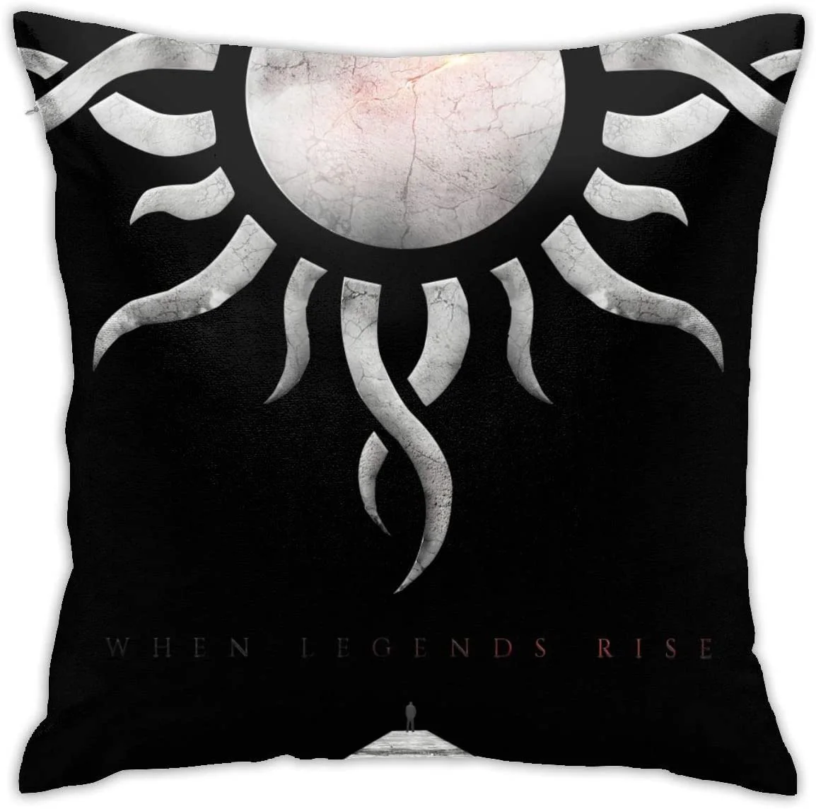 

Soft Decorative Square Throw Pillow Cover Cushion Covers Pillow Case Godsmack When Legends Rise