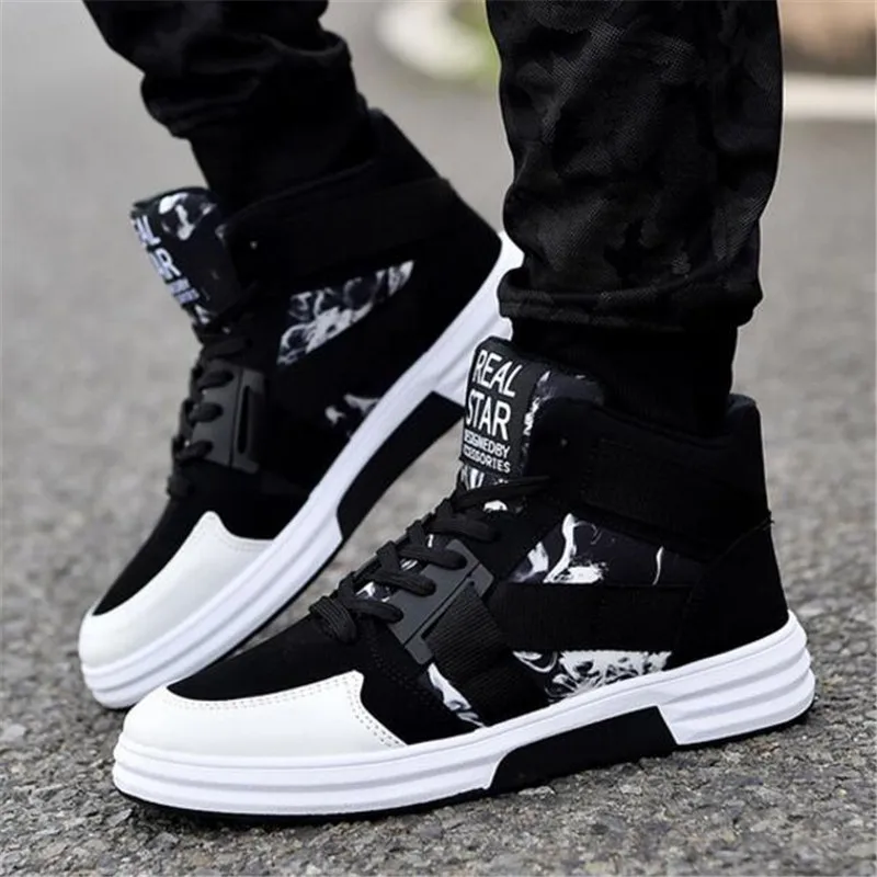 LAIDILANGTU 2018 new winter fashion camouflage high-top lace-up shoes movement men's shoes men's casual students Sneakers shoes
LAIDILANGTU 2018 new winter fashion camouflage high-top lace-up shoes movement men's shoes men's casual students Sneakers shoes