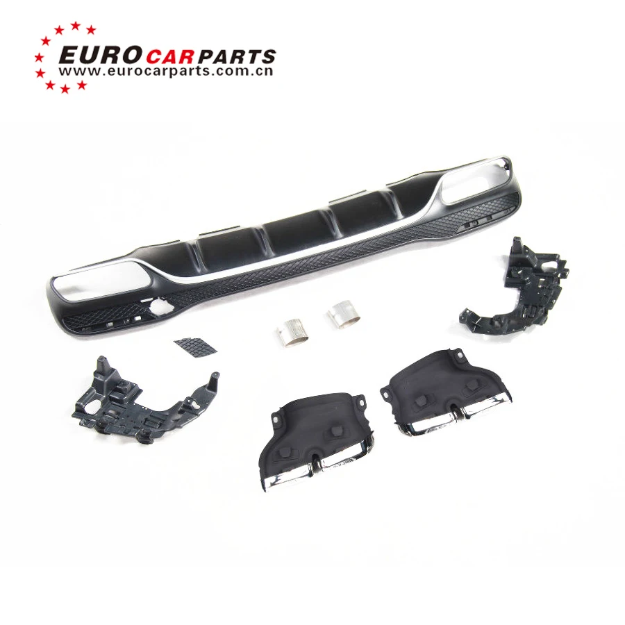 GLE class W166 GLE63 rear diffuser for GLE320 GLE400 to GLE63 style rear spoiler with muffler tips exhaust pipes
GLE class W166 GLE63 rear diffuser for GLE320 GLE400 to GLE63 style rear spoiler with muffler tips exhaust pipes