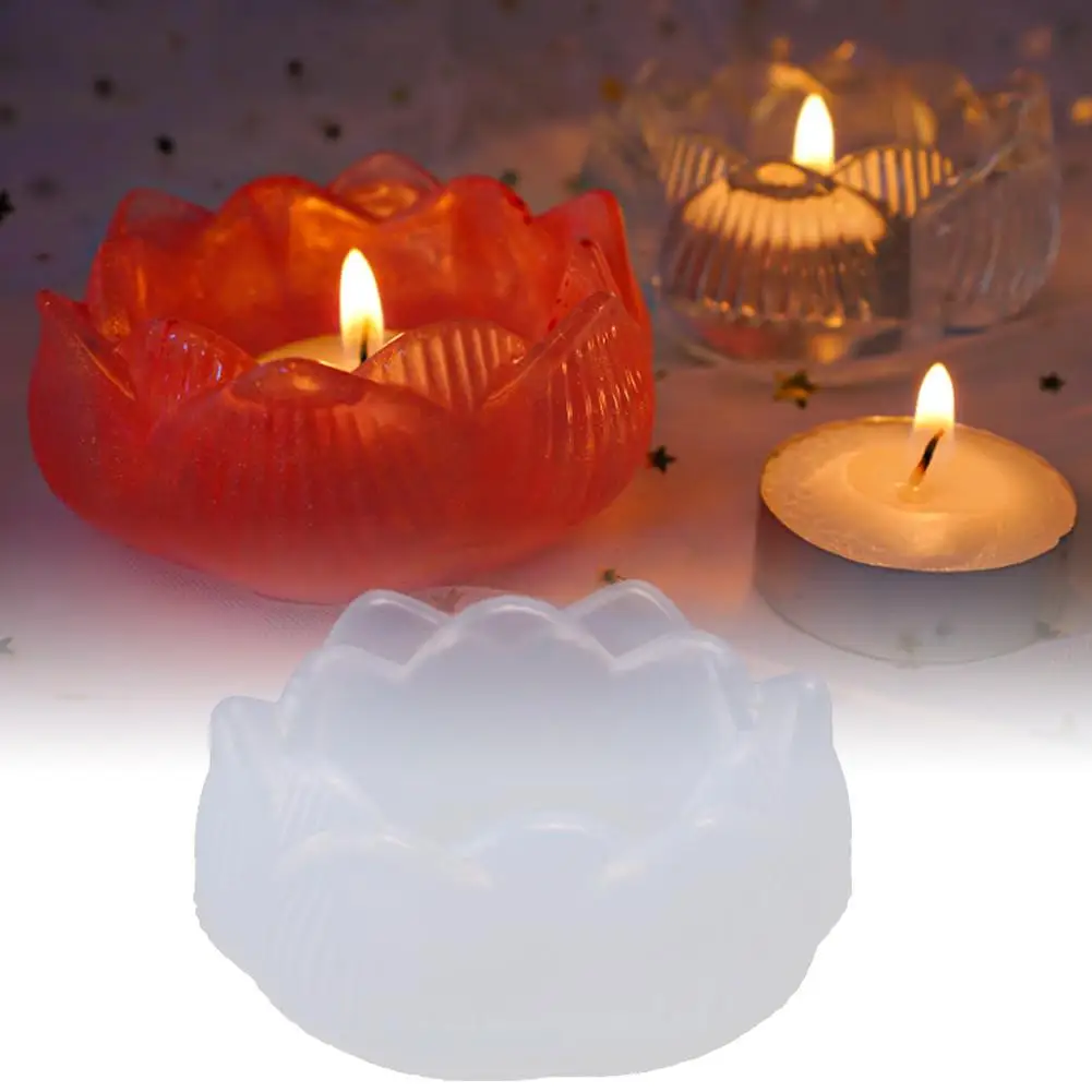 Lotus Shaped Candle Mold Silicone Mold For Candle Making 3D DIY Candlestick Soap Storage Box Mold Gypsum Craft Molds Ornament
Lotus Shaped Candle Mold Silicone Mold For Candle Making 3D DIY Candlestick Soap Storage Box Mold Gypsum Craft Molds Ornament